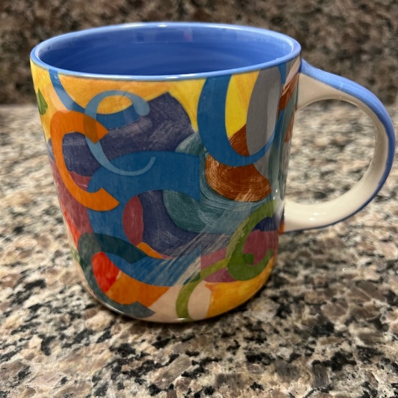 Anthropologie Other - Anthropologie Multi-color Ceramic Monogram C Coffee Mug | 18 oz.